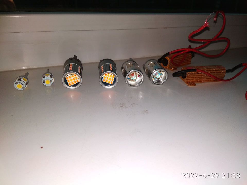 Линзованые диодные лампы.круто. — Toyota Corona Premio (T210)