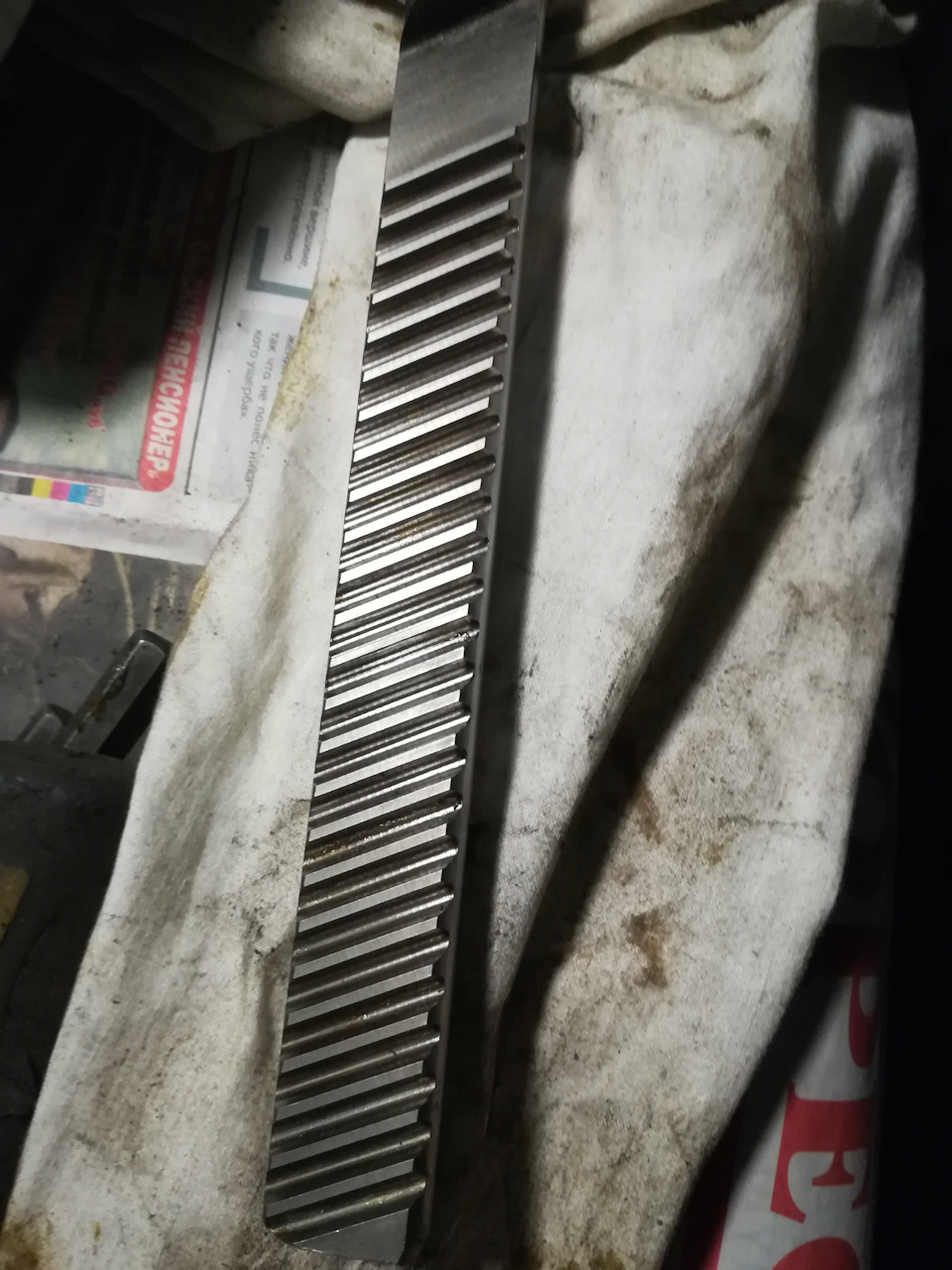 Состояние рейки — Lada Granta