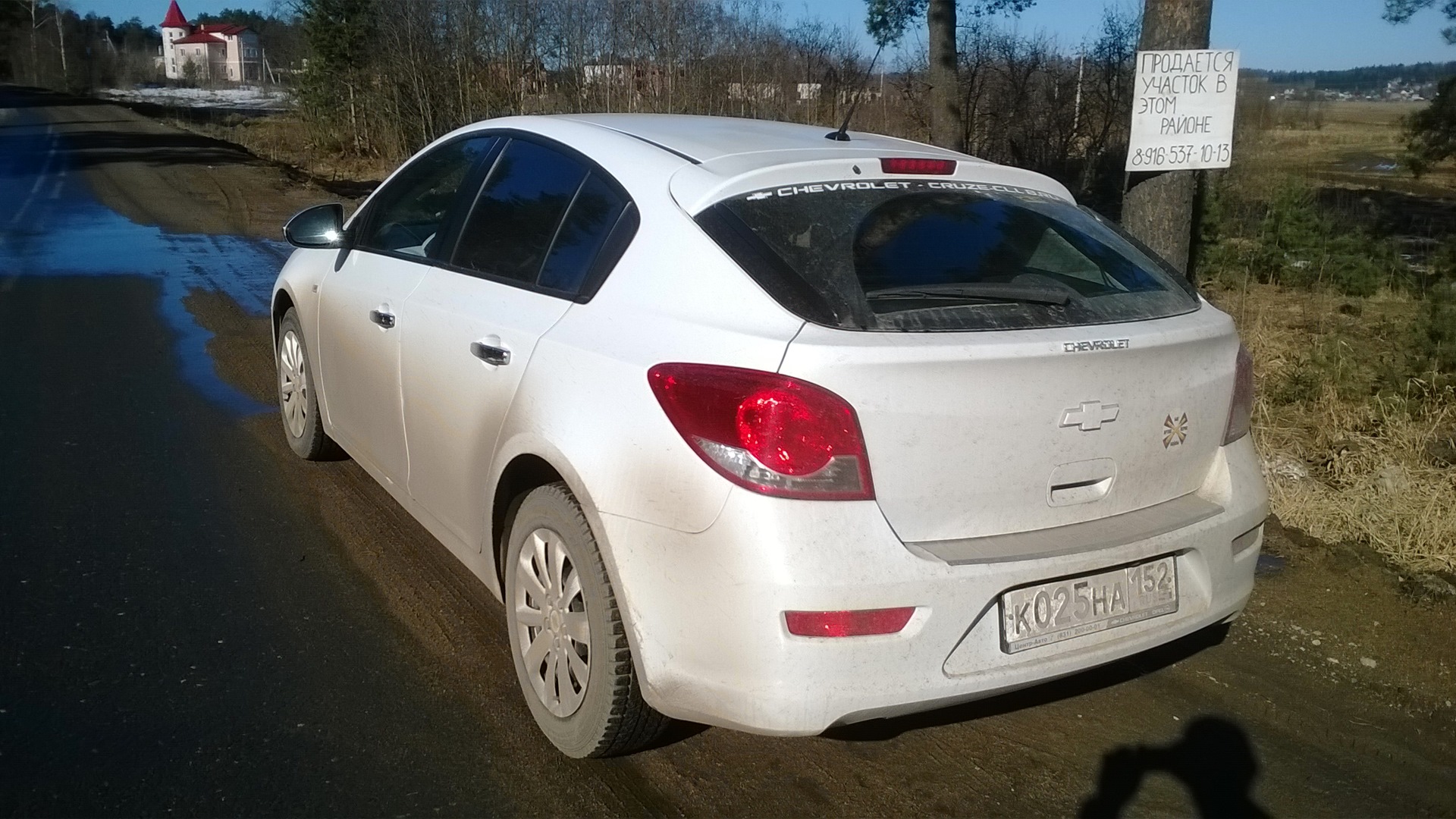 Chevrolet Cruze Hatchback 1.6 бензиновый 2012 | Белый КЛЫК на DRIVE2