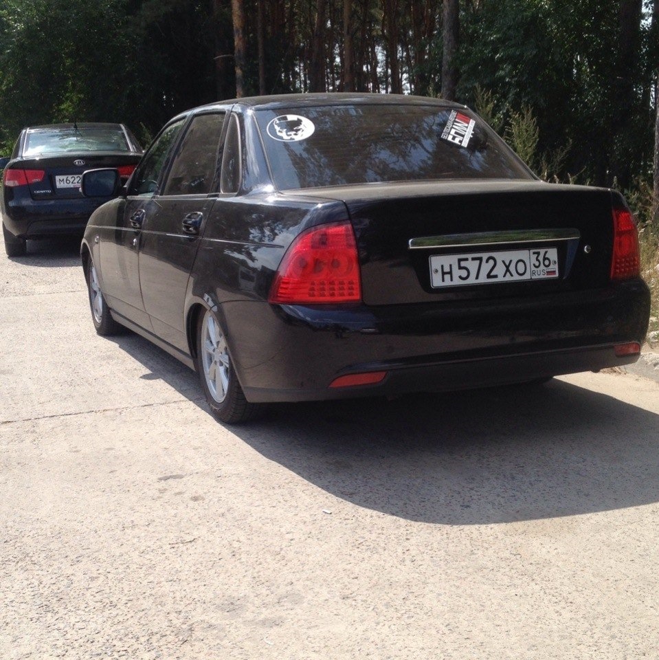 на посадке и ксеноне при любой погоде) — Lada Приора седан, 1,6 л, 2014 ...