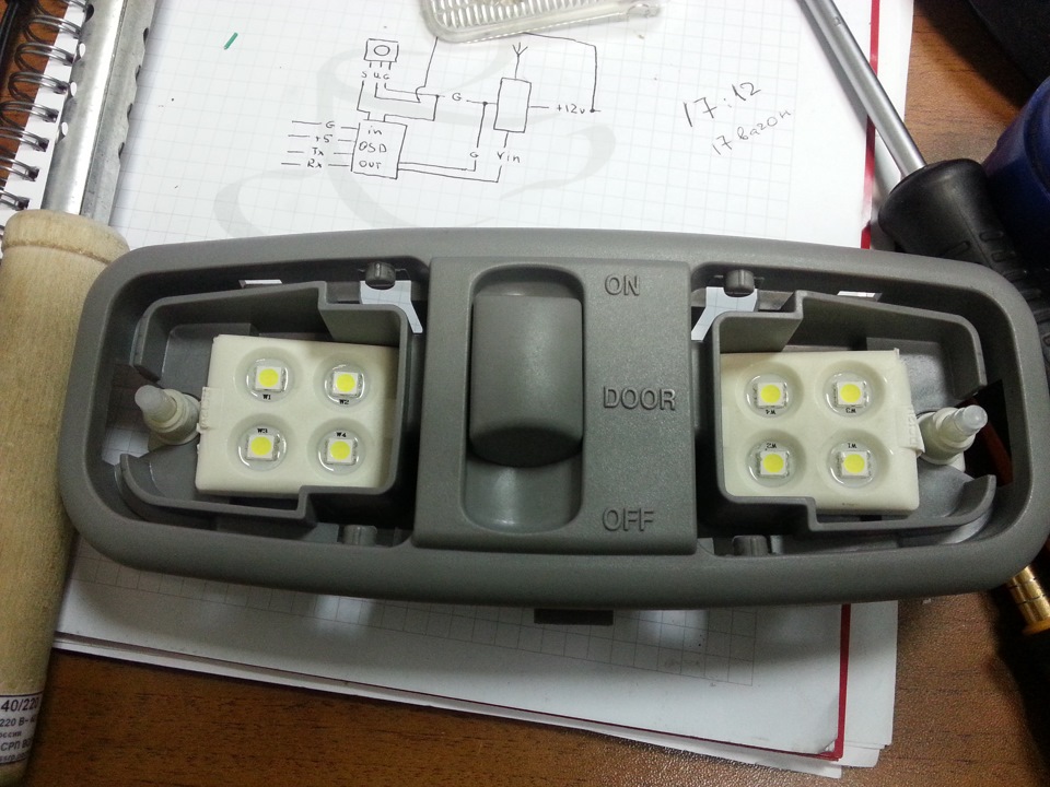 салонный свет — Mitsubishi Galant (8G), 2,4 л, 2001 года | аксессуары ...