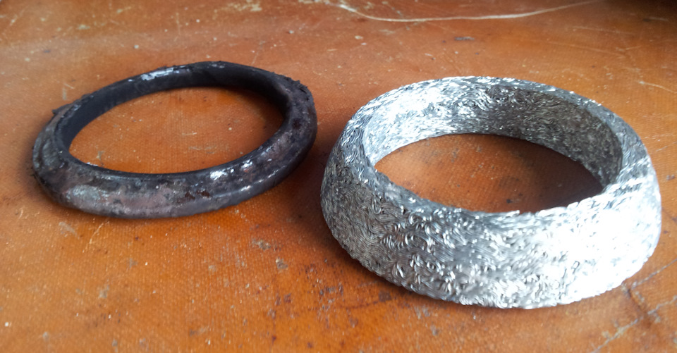 Замена прогоревшего уплотнительного кольца глушителя — Subaru Legacy ...