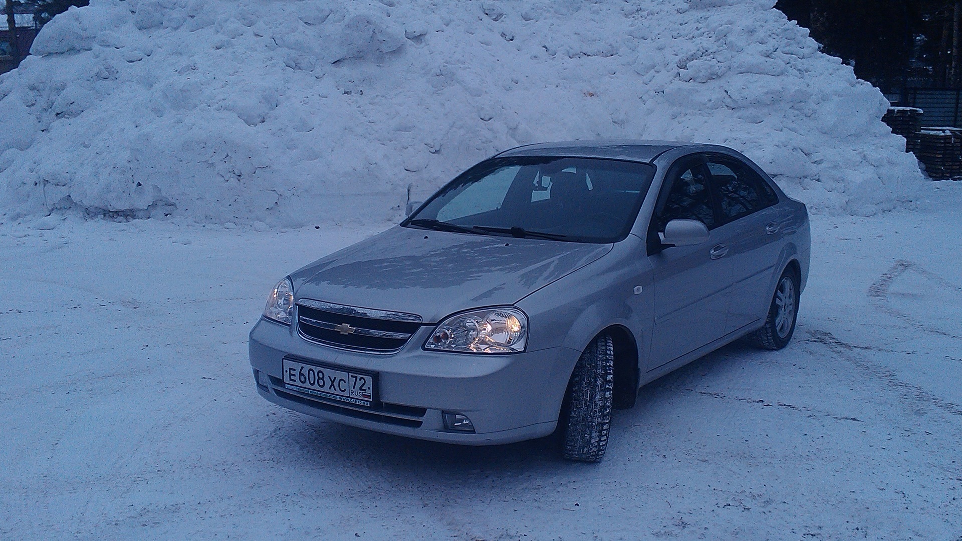 Chevrolet Lacetti седан зимой