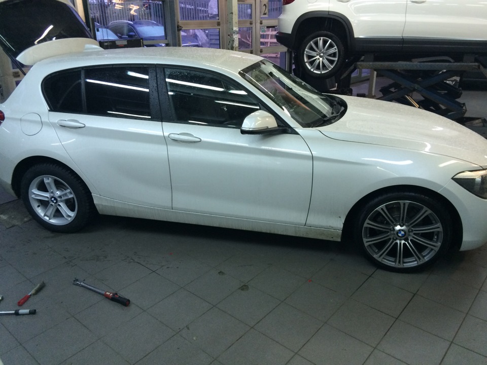 Шиномонтаж своими силами или переход с R18(Лето) на R16(зима). — BMW 1 ...