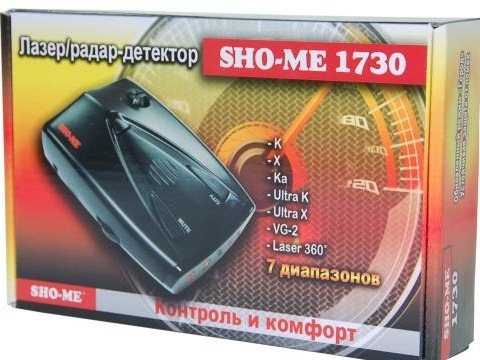 Антирадар sho me 1730 инструкция