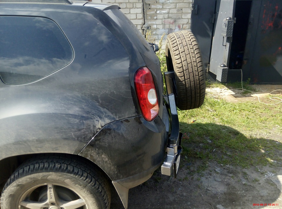 Калитка для запаски (часть пятая, предпоследняя) — Renault Duster (1G ...