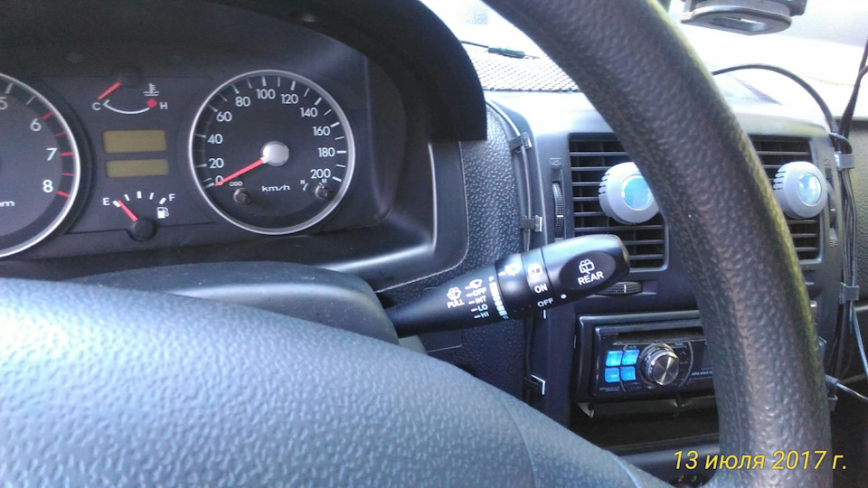 Переключатель дворников с паузой — Hyundai Getz, 1,3 л, 2004 года ...