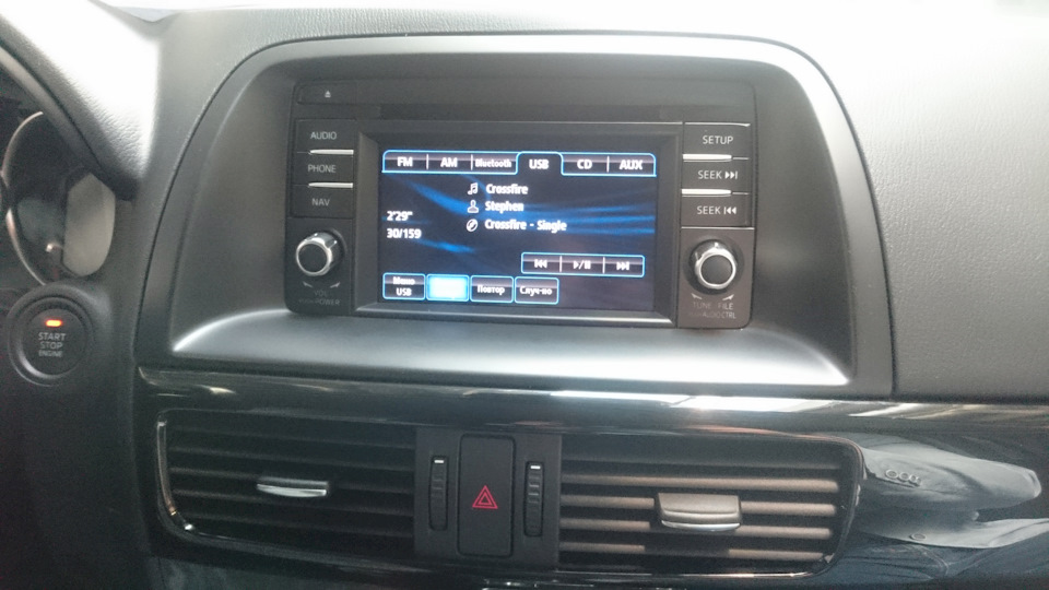 Замена модуля bluetooth — Mazda CX5 (1G), 2,5 л, 2014 года