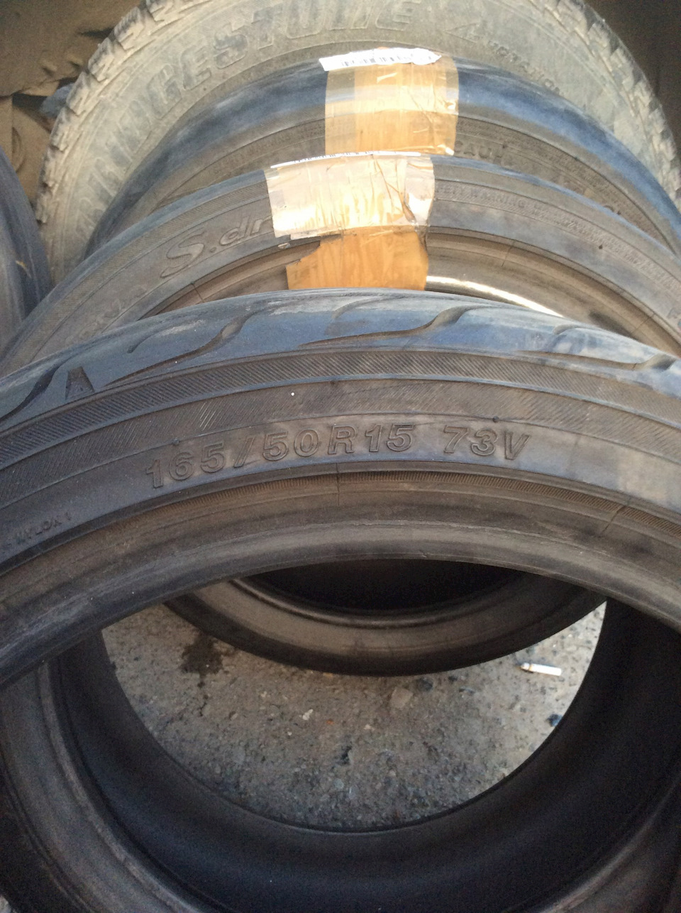 Пришла резина 165/50 R15 Yokohama — Renault Logan (1G), 1,4 л, 2007 ...