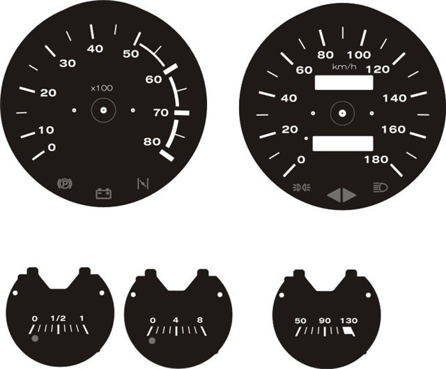 Шкала спидометра своими руками