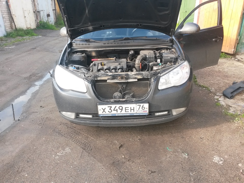 Обновим решетку радиатора. Как лучше покрасить нужен совет? — Hyundai ...