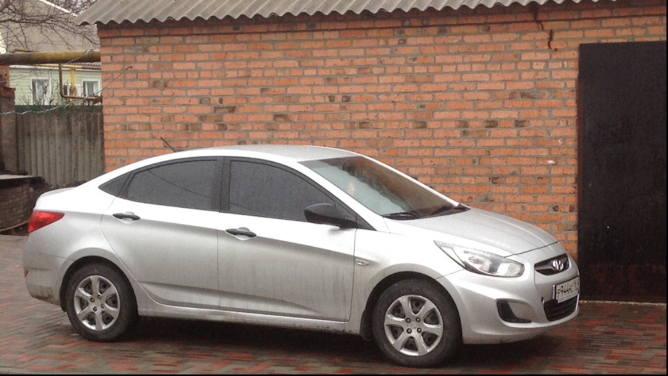 Ручки и зеркала в цвет ! — Hyundai Solaris (1G), 1,4 л, 2012 года ...