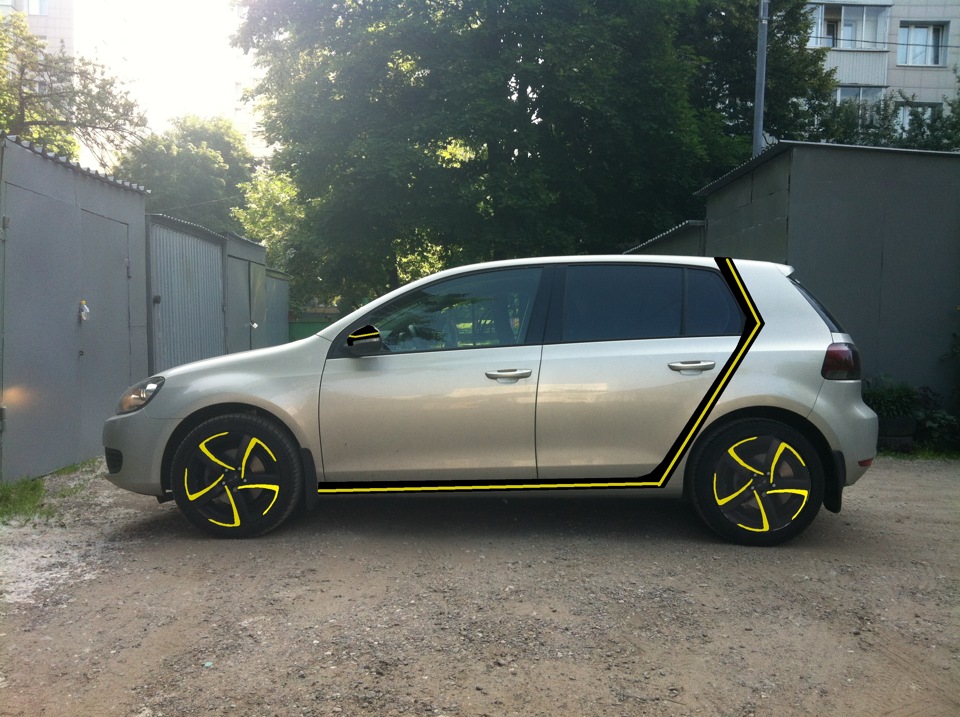 Винил на Golf 7 GTI