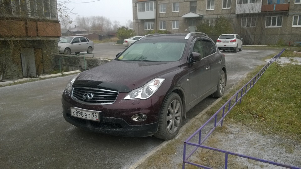 Первый день по снегу с Финитосом. — Infiniti EX, 2,5 л., 2012 года ...