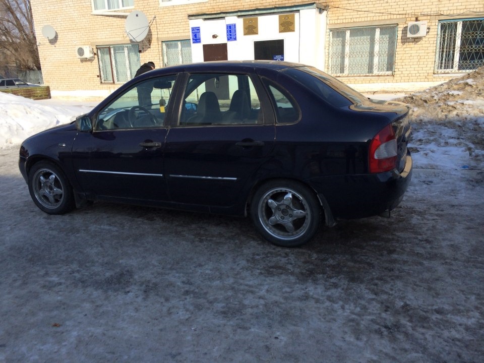 Сейчас на зимних шинах и на штампах — Lada Калина седан, 1,4 л, 2009 ...