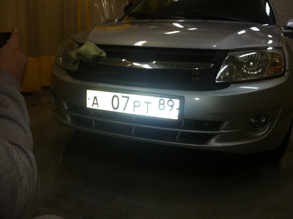 35. Нано пленка invisibler — Lada Гранта (1G), 1,6 л, 2012 года ...