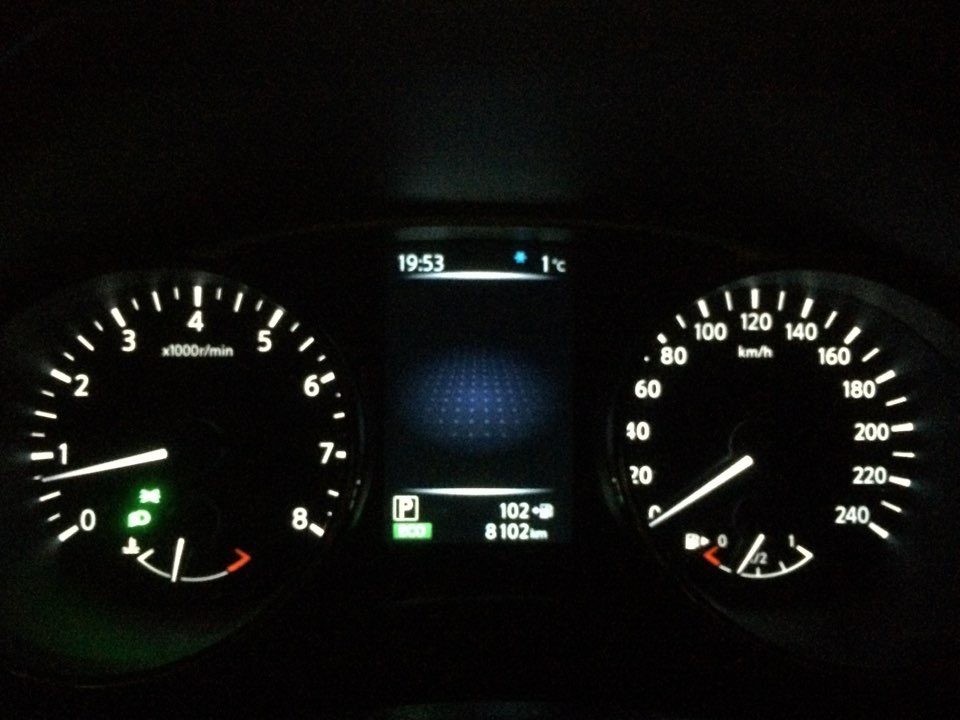 Градусник в X-TRAIL T32 — Nissan X-Trail III (t32), 2 л, 2015 года ...