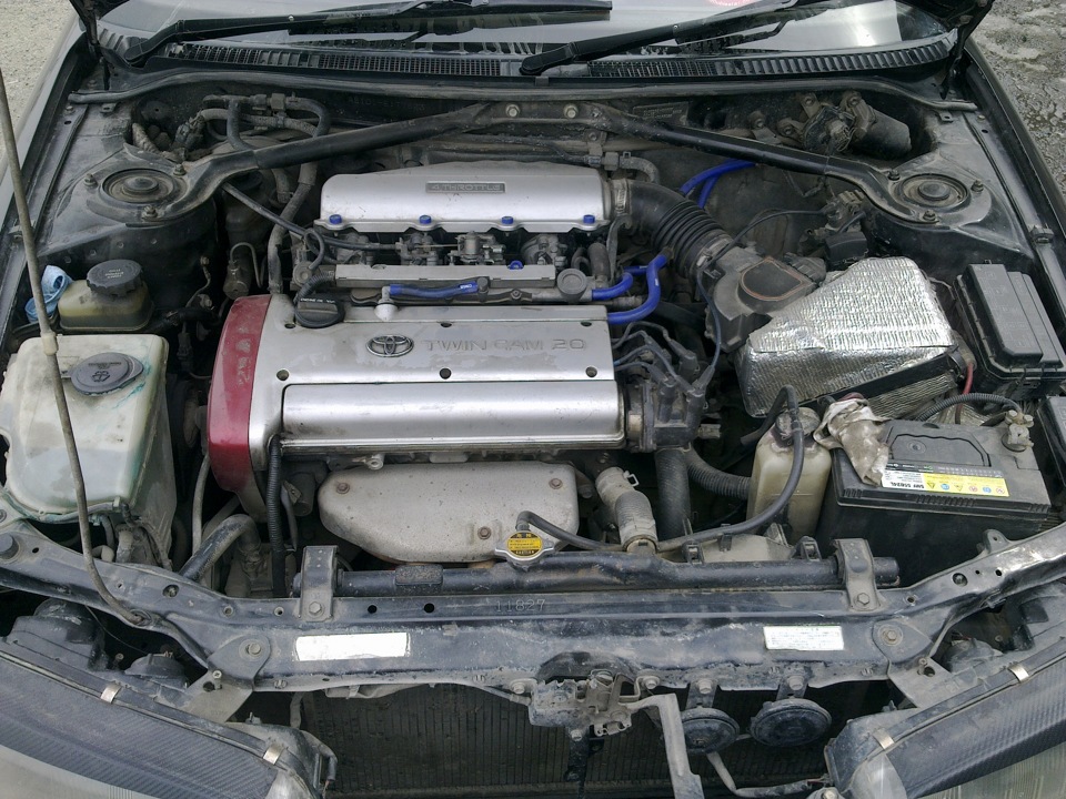 Как снять двигатель на тойоте спринтер Немного Пайпинга) - Toyota Sprinter Marino, 1,6 л, 1993 года тюнинг DRIVE2