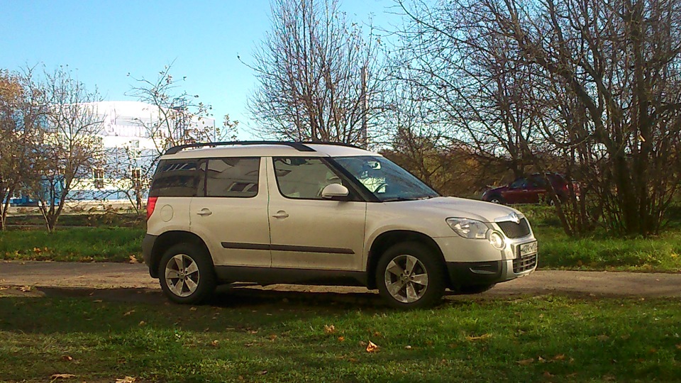 Расход топлива с октября 2014 по апрель 2015 — Skoda Yeti, 1,4 л, 2012 ...