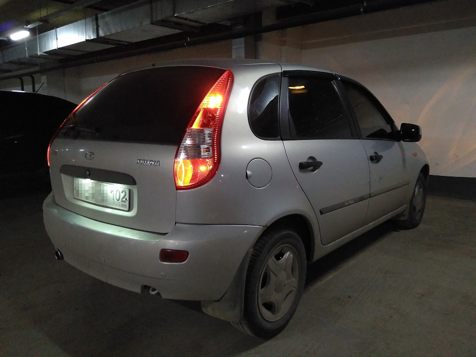 Дополнительный габарит в свободную секцию фонаря — Lada Калина хэтчбек ...