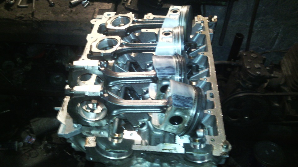 Капитальный ремонт двигателя 8 клапанов. Комплект для сборки ДВС. Блок мотора от Ларгуса.