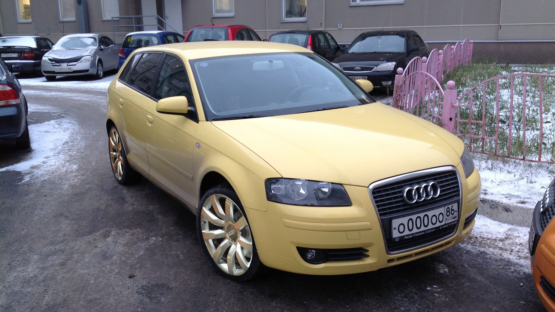 Audi A3 Sportback (8PA) 1.6 бензиновый 2006 | желтая немка на DRIVE2