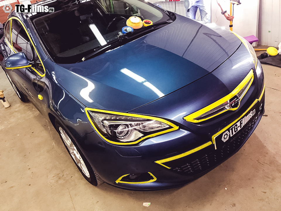 Полировка фар opel astra j