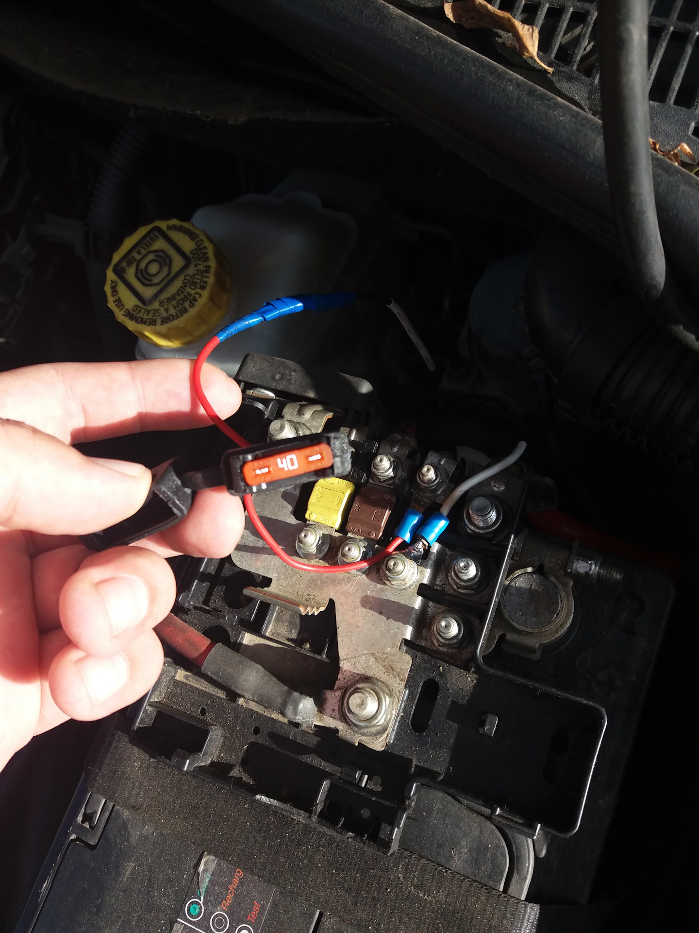 Схемы блоков предохранителей - FIAT Doblo (1G), 1,4 л, 2008 года электроника DRI