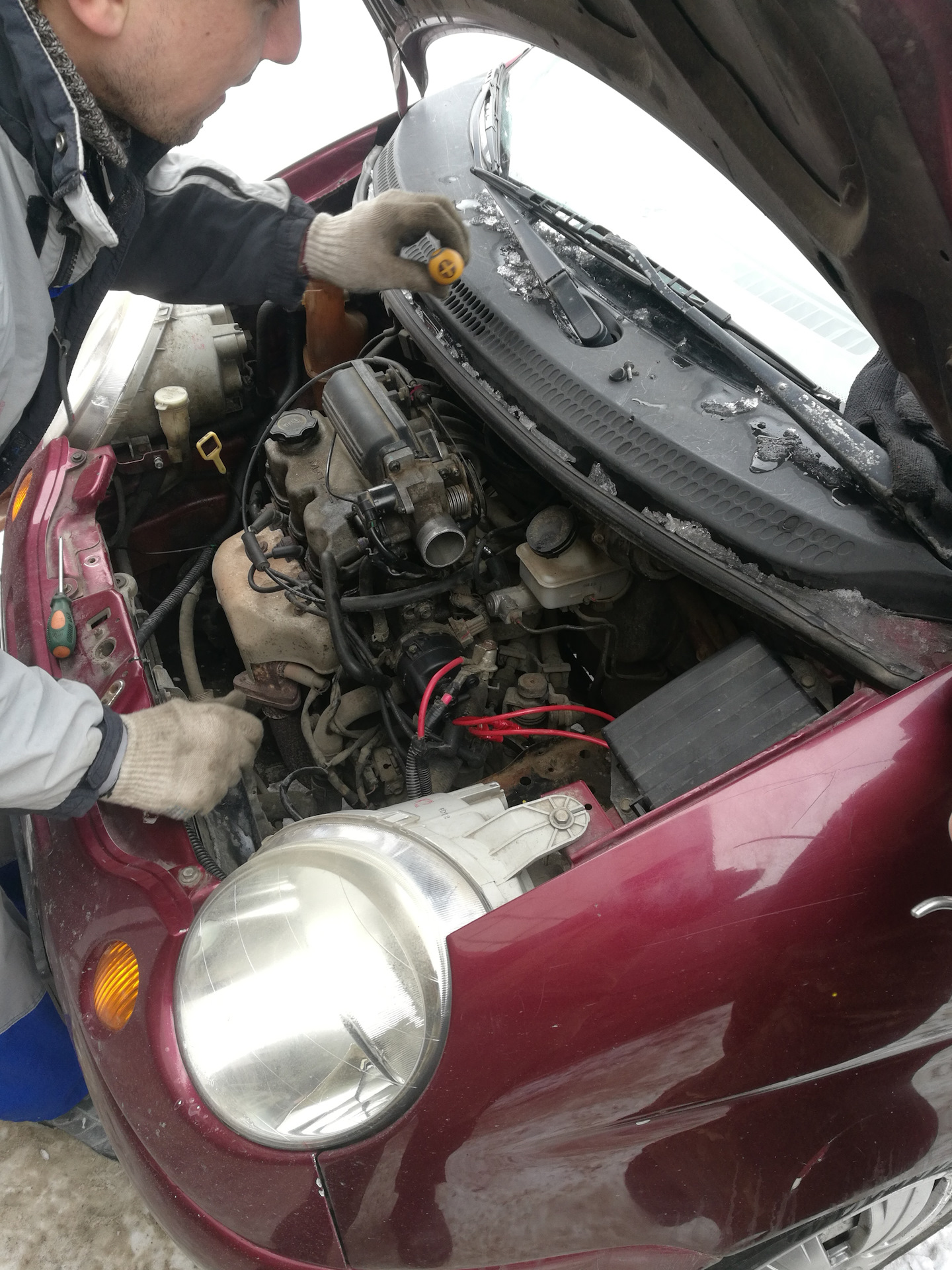 Не заводится! — Daewoo Matiz (M100/M150), 0,8 л, 2006 года | поломка ...