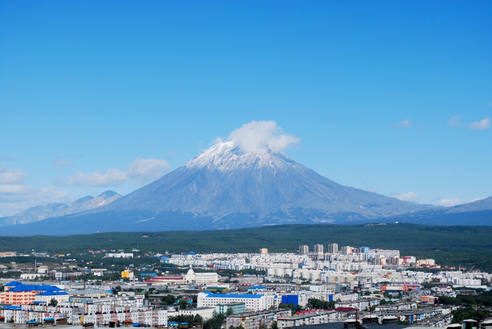 Петропавловск Камчатский вулкан