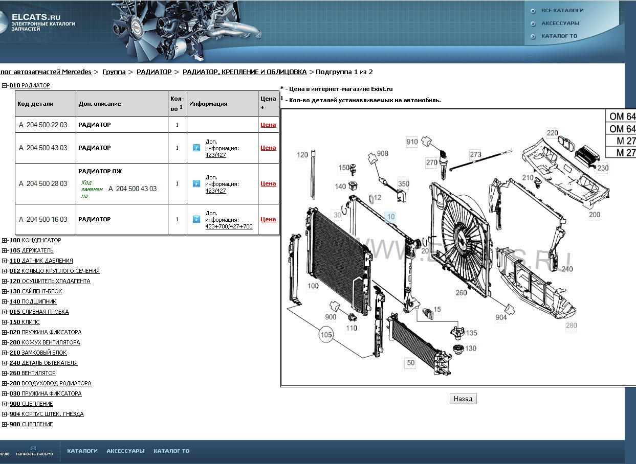 Elcats. Система охлаждения m272 схема. Радиатор m2. Типы охлаждения m2. Elcats каталог.