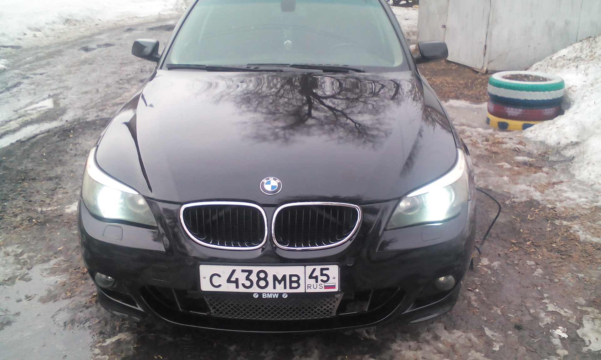 почистил насадку выхлопа — BMW 5 series (E60), 2,2 л, 2004 года ...