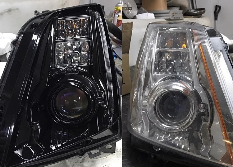 Тюнинг оптики (окрас масок фар, полировка, защитное покрытие) для ...