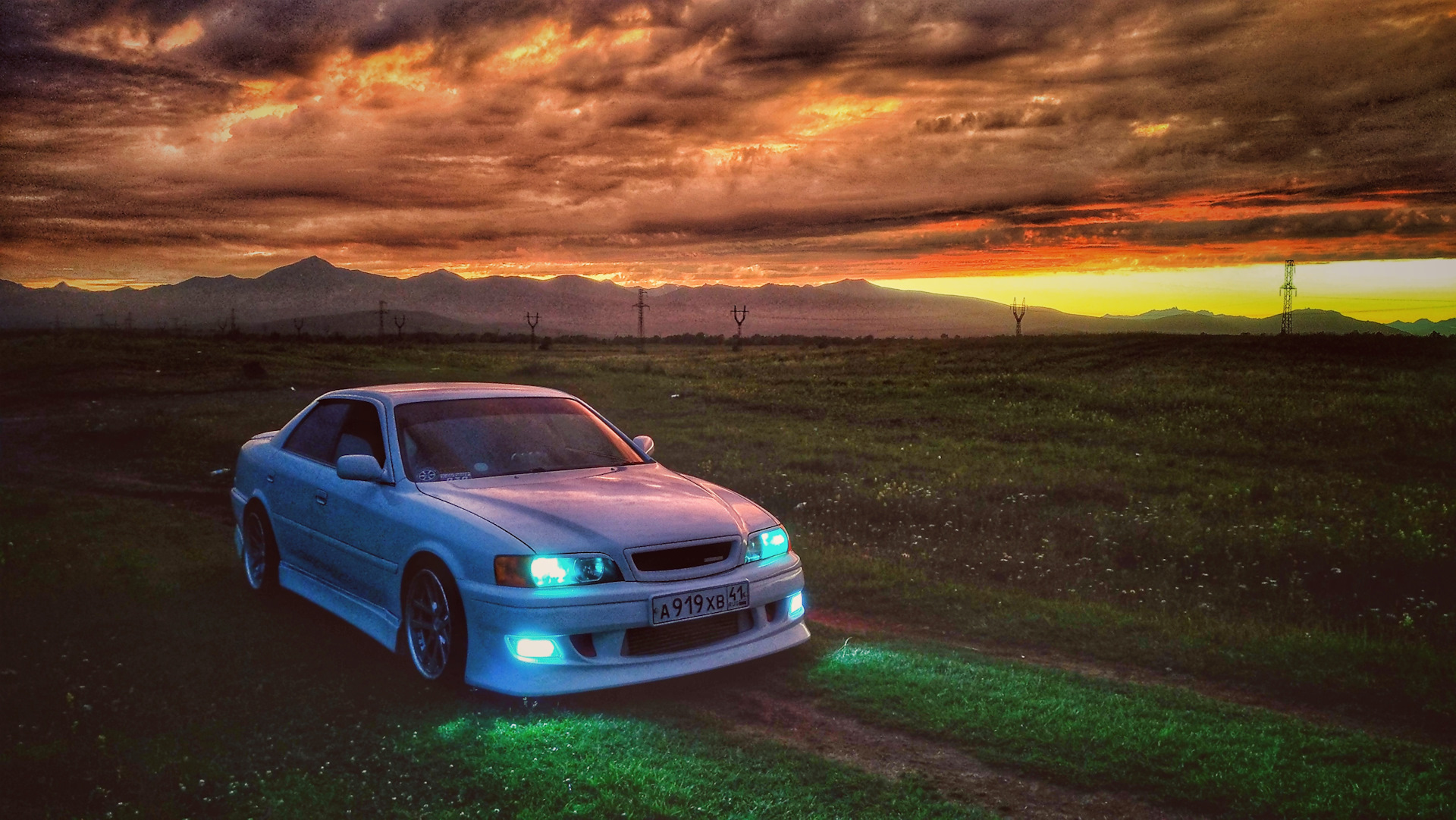 Toyota Chaser 100 закат