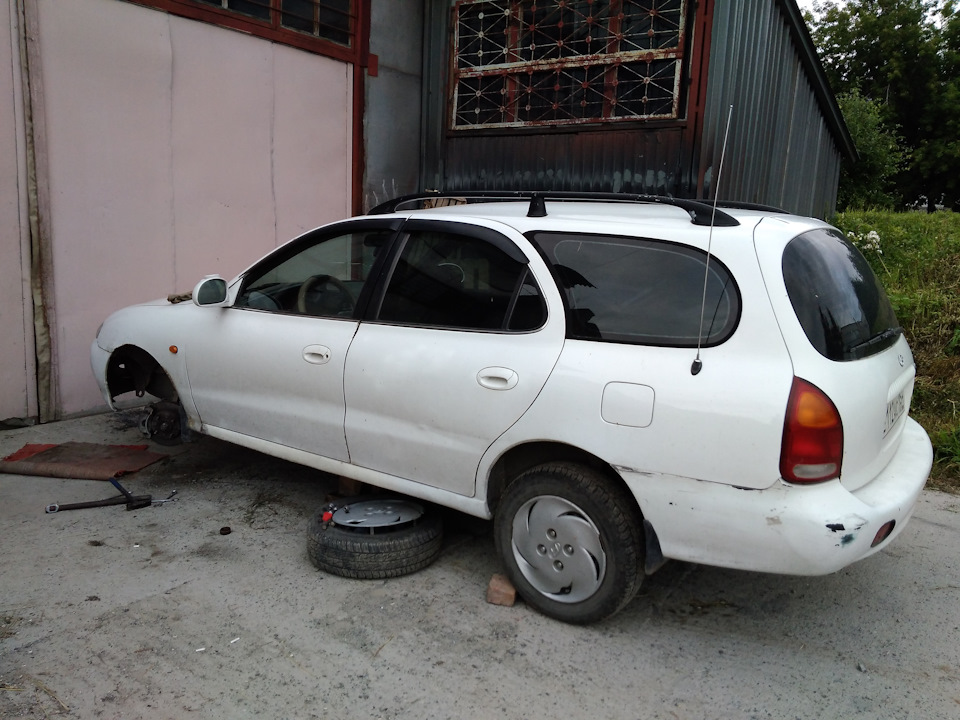 Замена шаровых или когда пора менять рычаг в сборе — Hyundai Lantra II ...