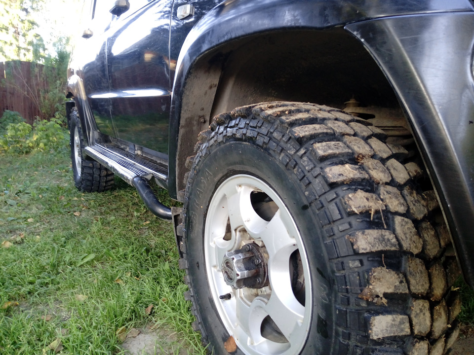 Впечатления от Brasa Mudster 245/75R16 — УАЗ Patriot, 2,7 л, 2013 года ...