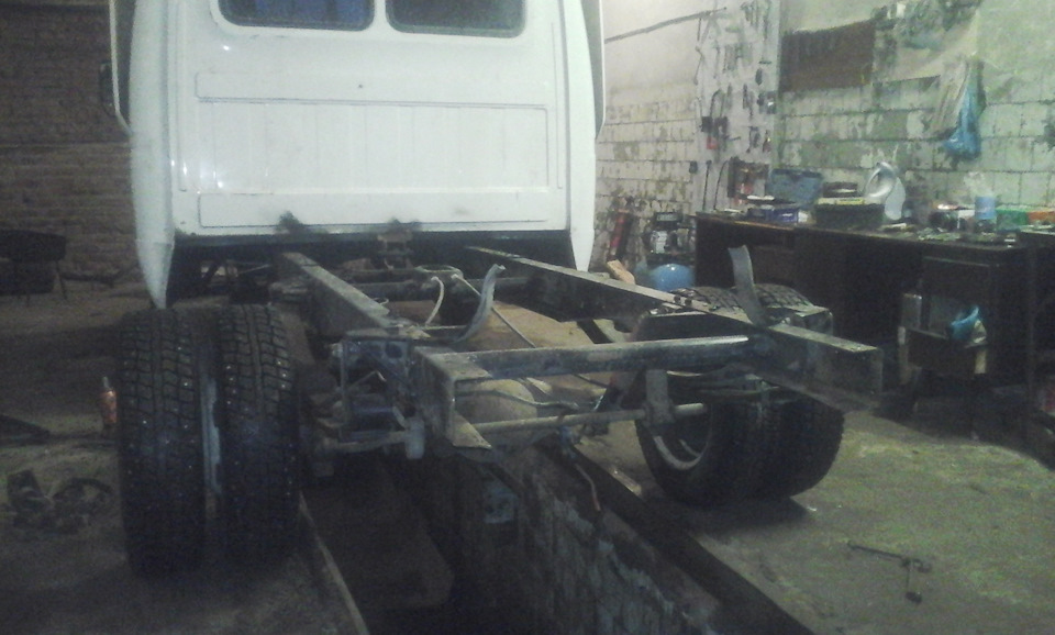 удлинение Газели\"фермер\"№1 — ГАЗ Газель, 2,4 л, 2000 года | своими ...