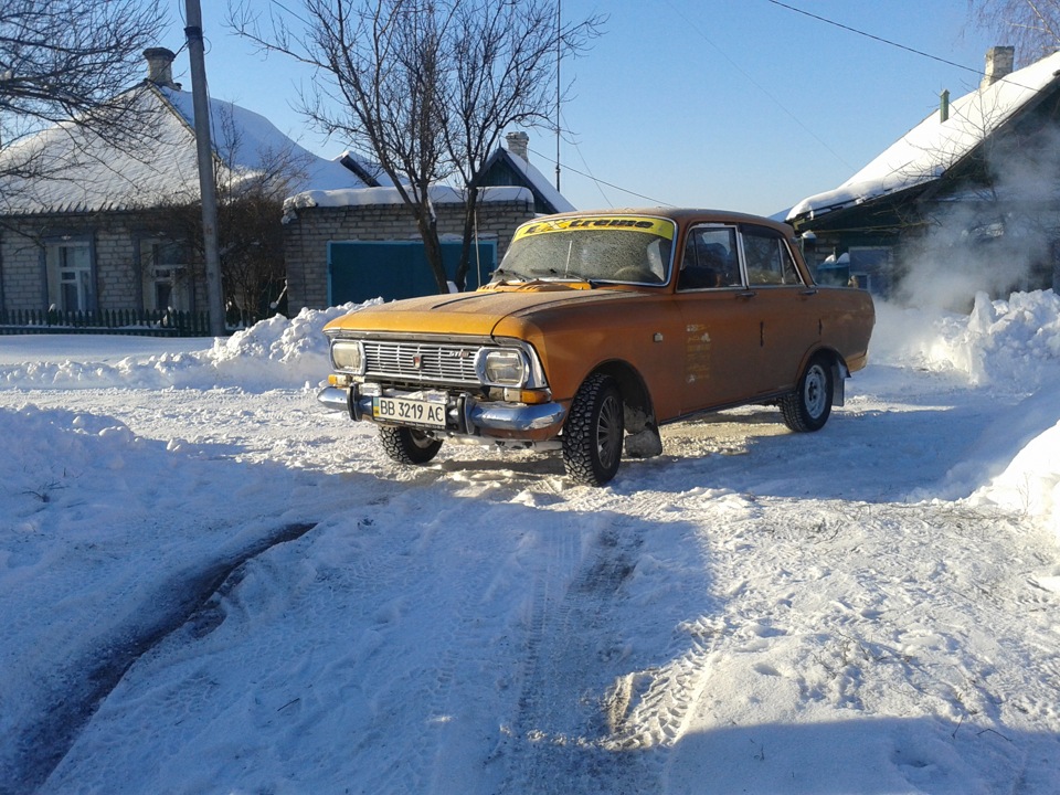 Заводим москвич 412 в мороз