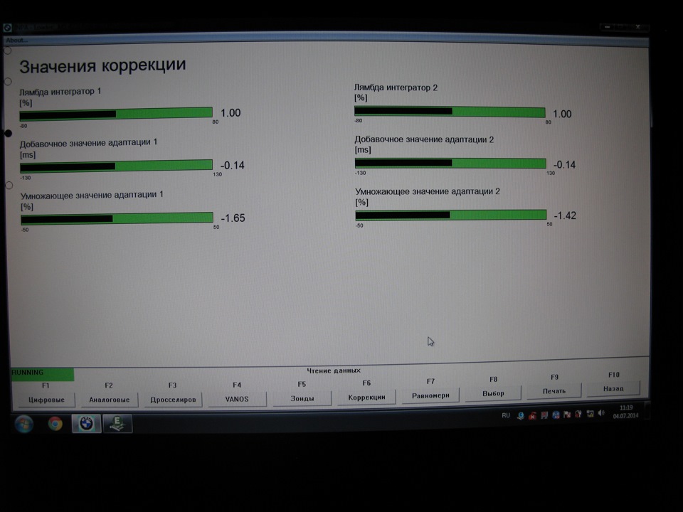 Корректировка что означает. Инпа коррекции. Лямбда коррекция. Показания цилиндров в INPA.
