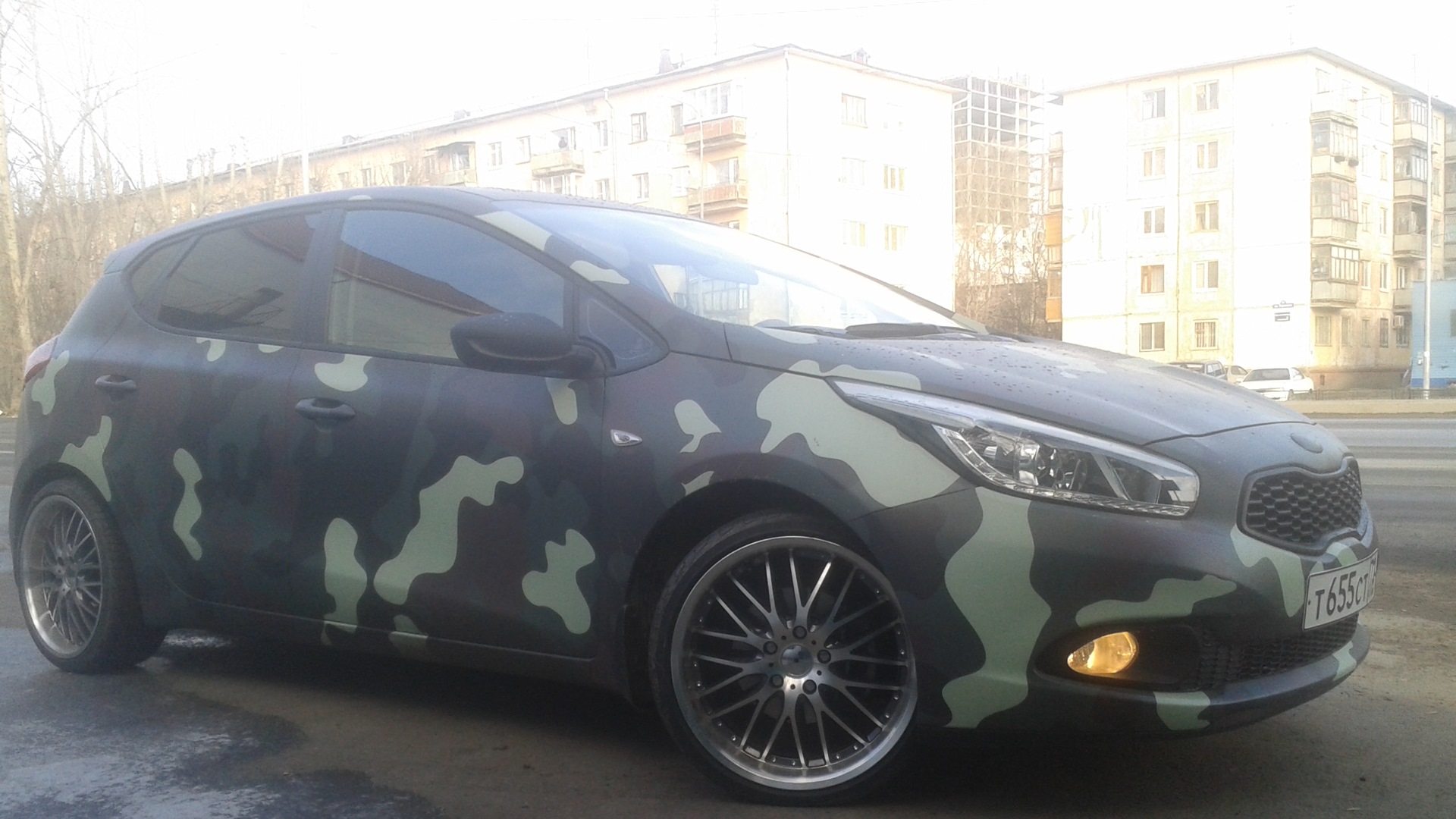 Ford Focus 2 матовый хаки