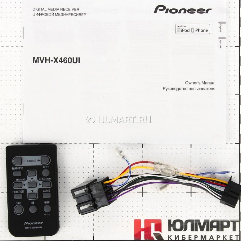 Схема подключения pioneer mvh x460ui