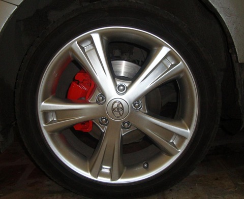 Painted calipers  - Toyota Corolla 16L 2007