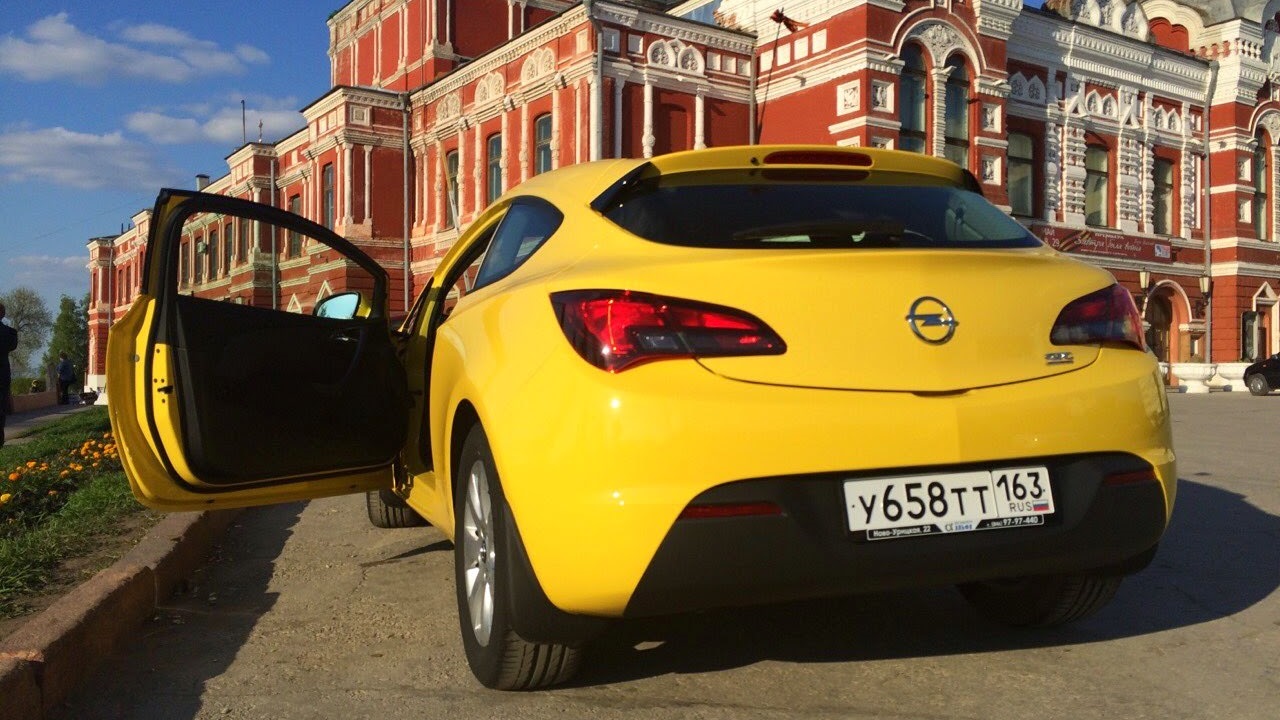 Opel Astra J GTC 1.8 бензиновый 2014 | Жёлтая красотка на DRIVE2