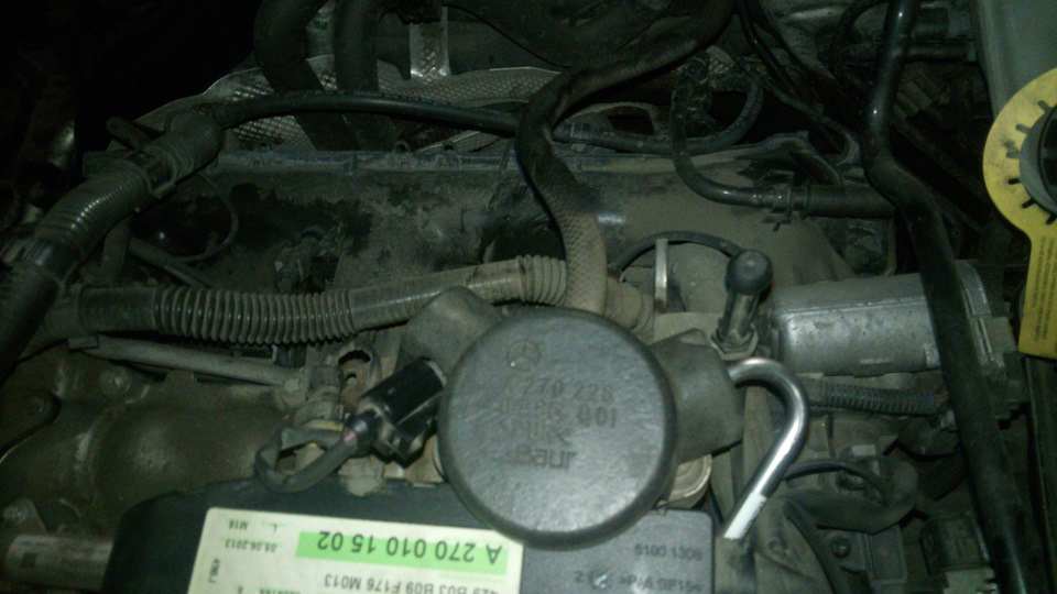 Запах бензина из-под капота. — Mercedes-Benz A-Class (W176), 1,6 л ...