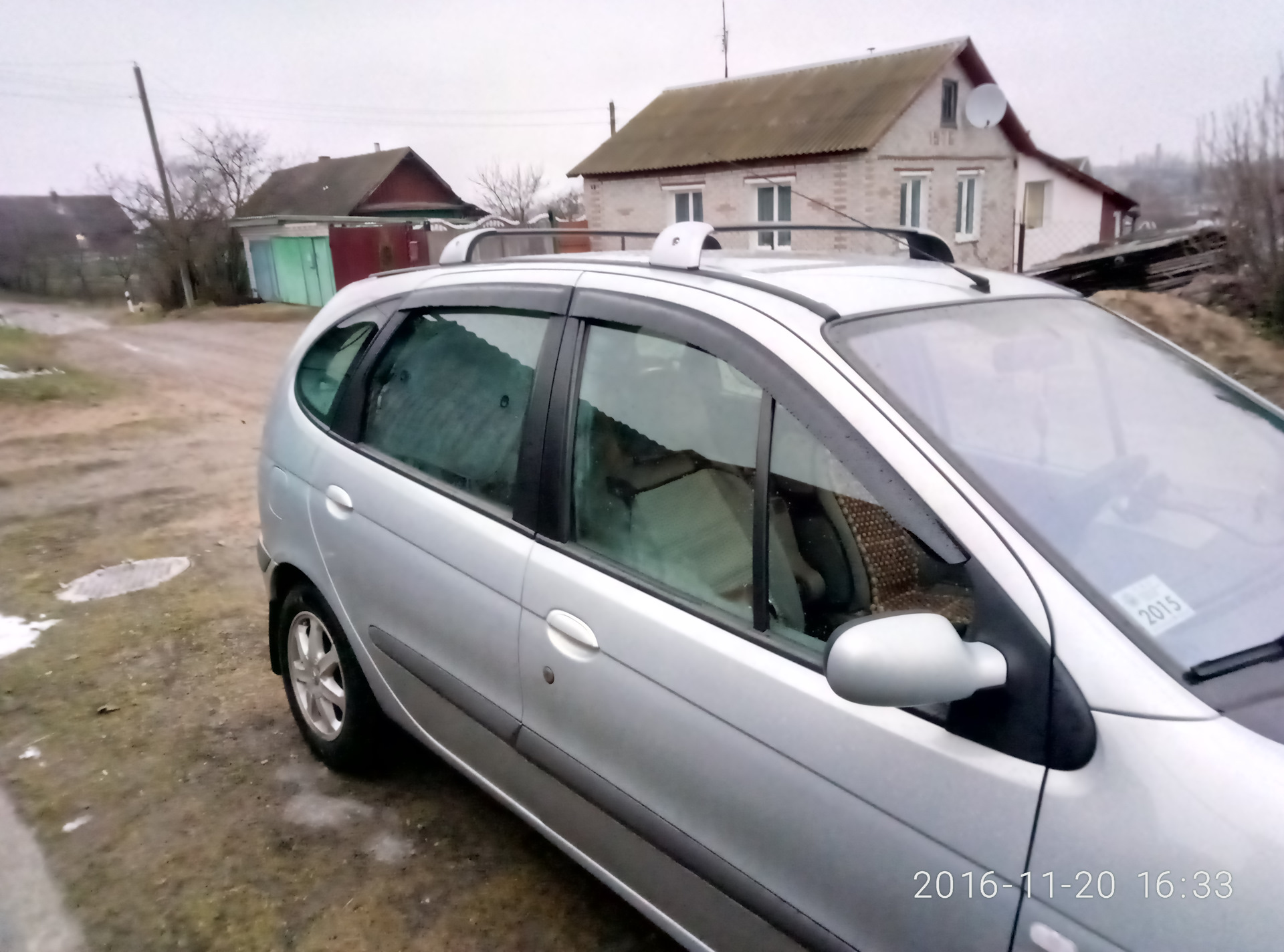 Рейлинги на крышу Renault Scenic 1