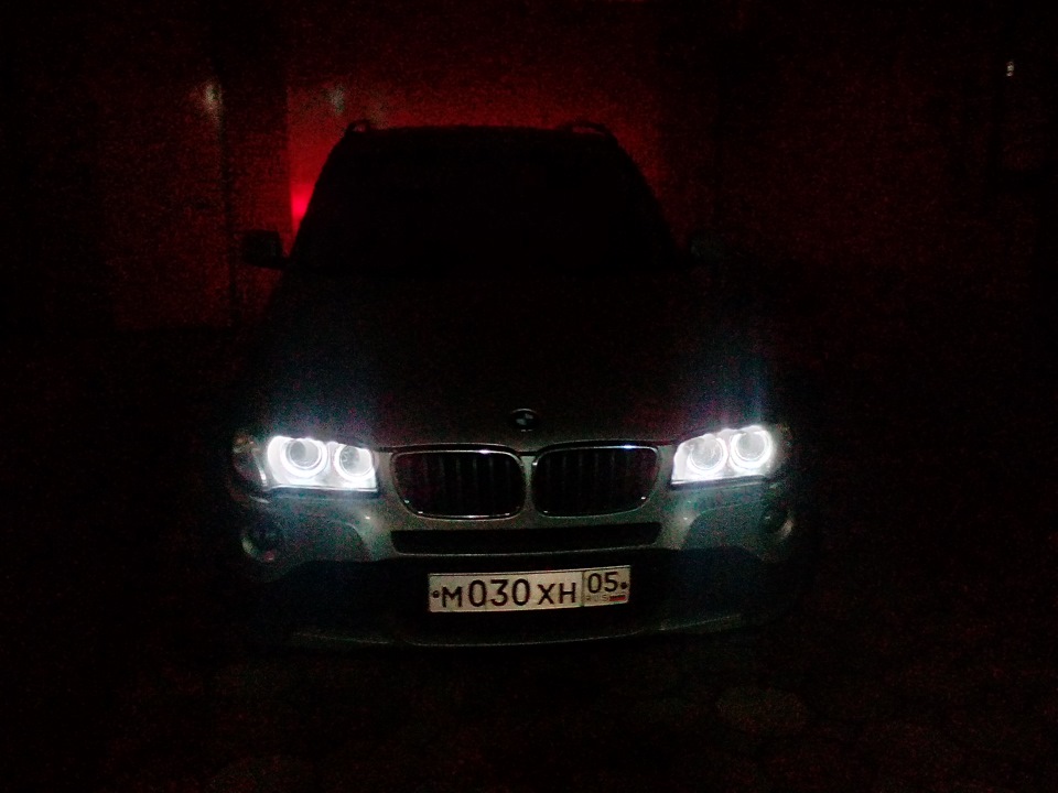 Ангельские глазки — BMW X3 (E83), 2,5 л, 2007 года | тюнинг | DRIVE2