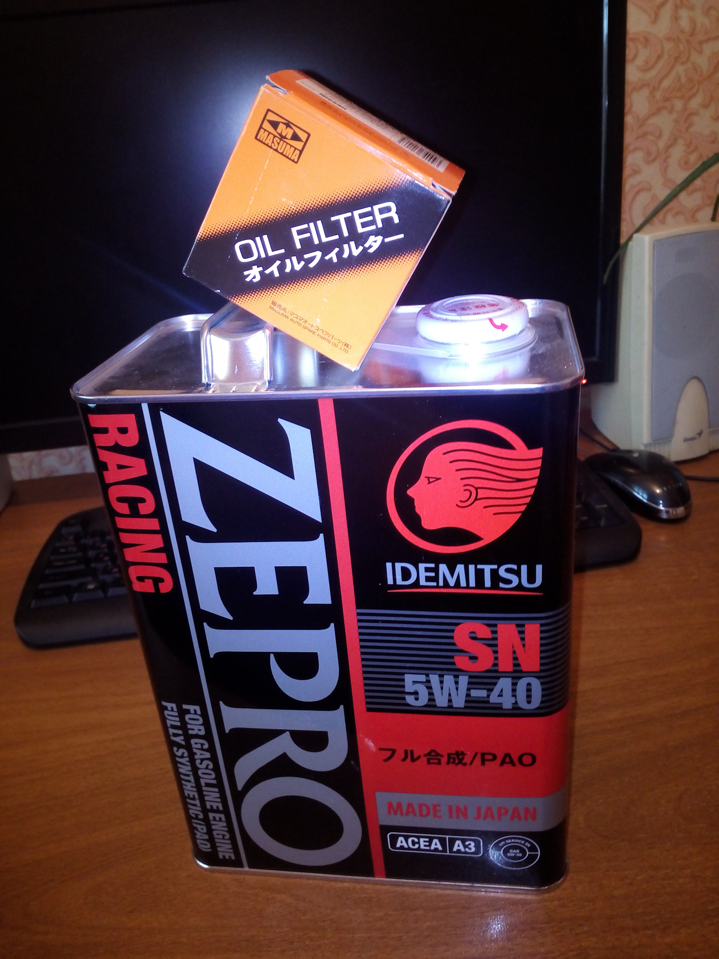 Idemitsu Zepro Racing 5W40 — ПАО моторное масло — Subaru Exiga (YA), 2 ...