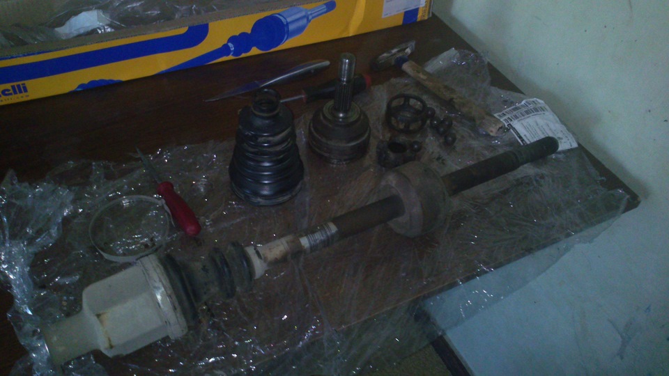 Снятие ШРУСа — Renault Symbol, 1,4 л, 2004 года | просто так | DRIVE2