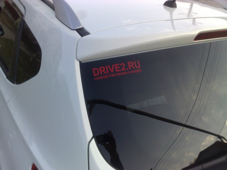 Наклейка Drive2.ru — Nissan Qashqai (1G), 2 л, 2010 года | стайлинг ...