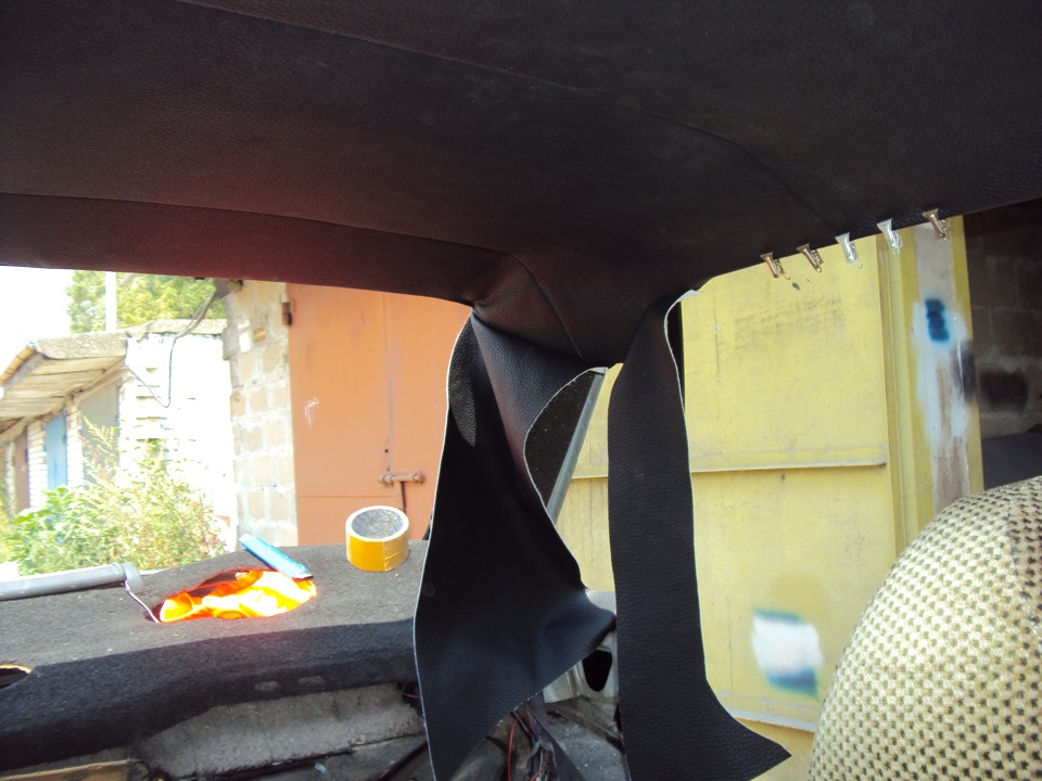 Работа (перетяжка потолка Ауди 80). — DRIVE2